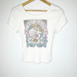 Daydreamer for Free People Sagittarius Horoscope Baby Tee Size XL